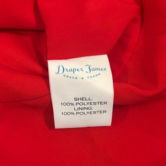 Draper James Solid Flutter Red Ruffle Mini Dress, Excellent Condition. - Picture 7 of 8